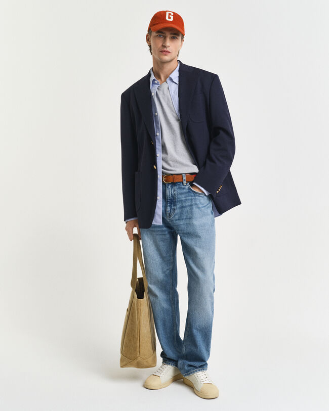 Slim fit Shield V-ringad T-shirt