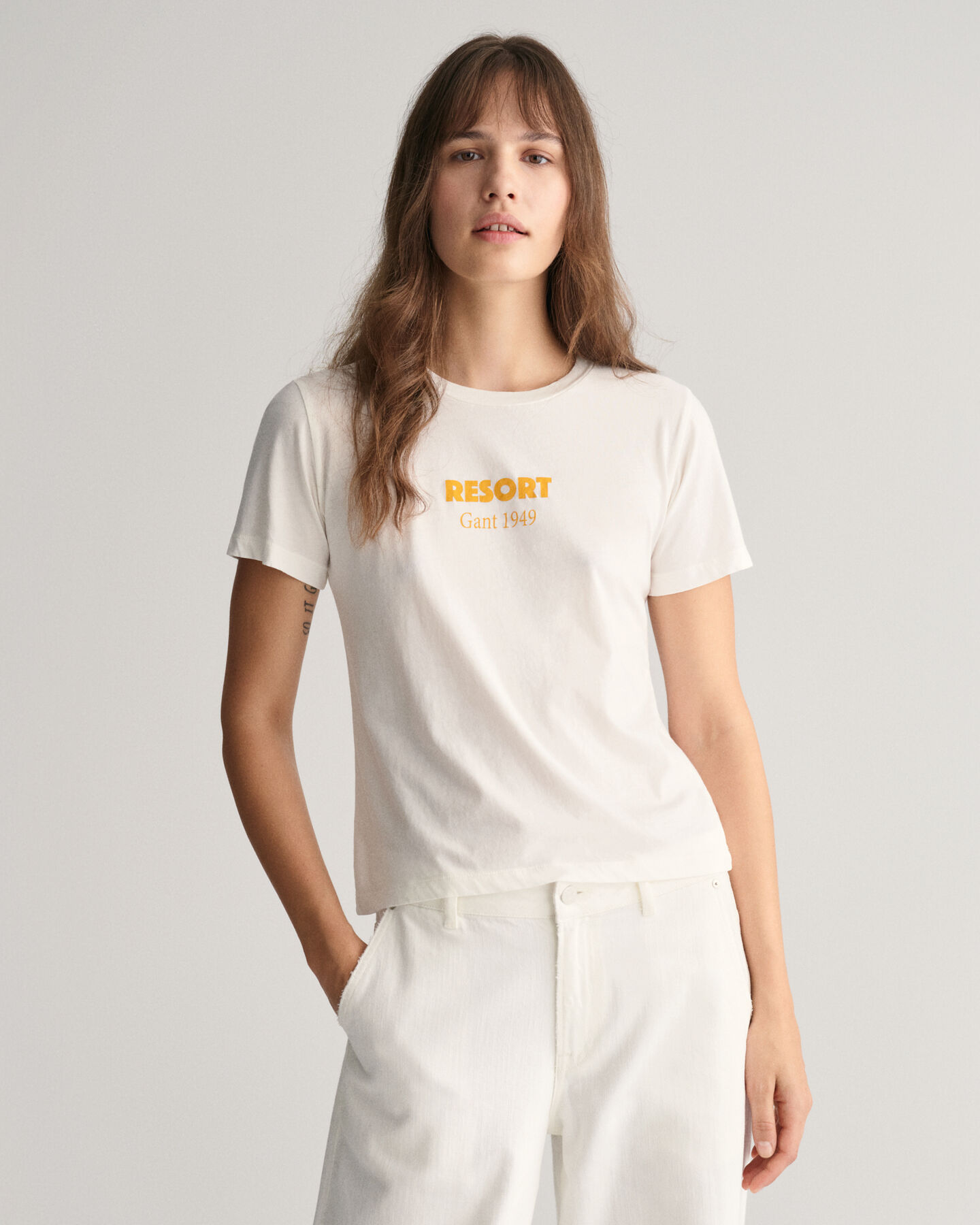 GANT T-shirt med resortmotiv