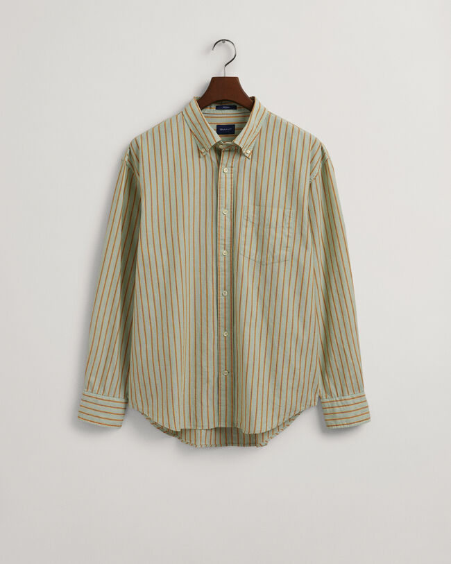 Relaxed fit randig skjorta