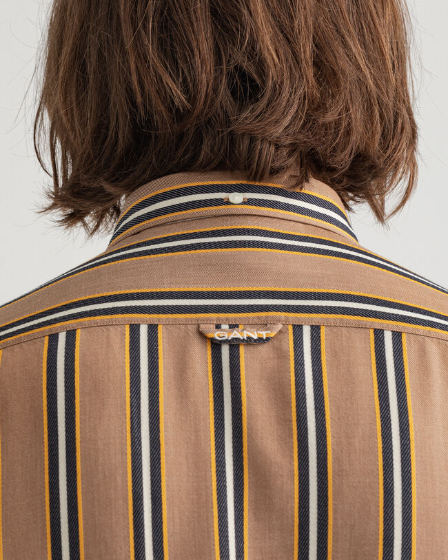 Pure Prep relaxed fit randig skjorta i lyocell