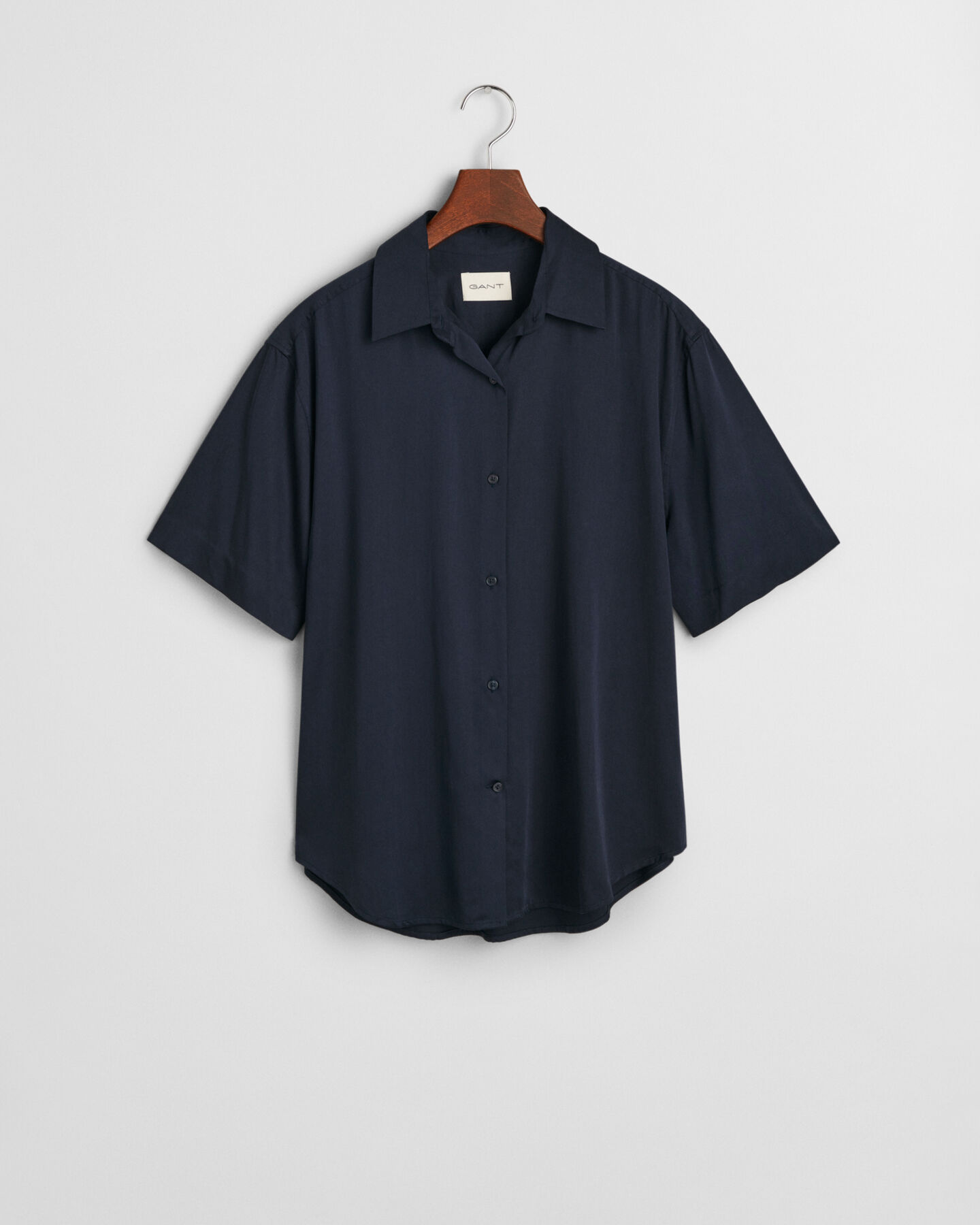 Relaxed fit kortärmad skjorta