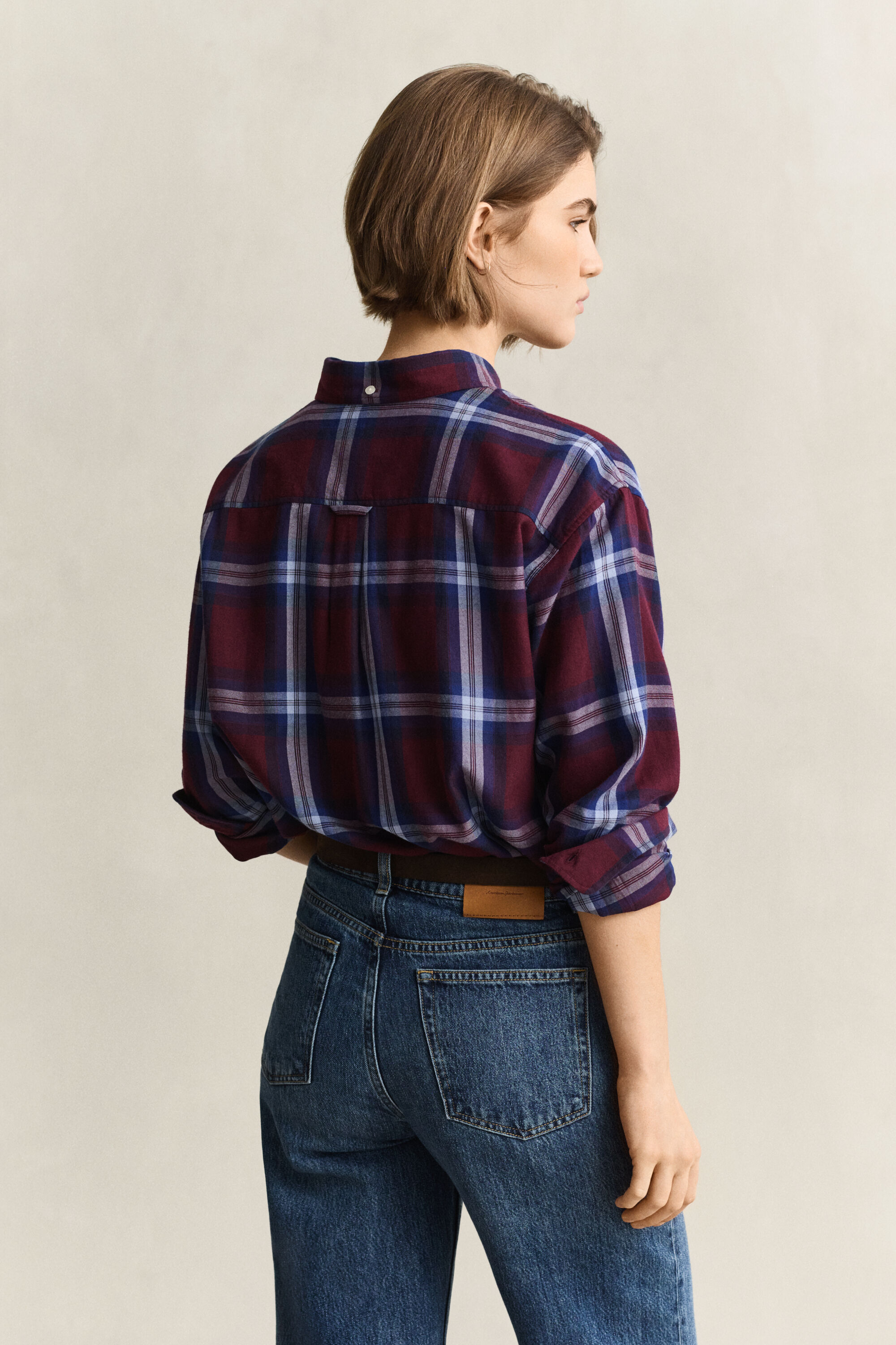 Relaxed fit flanellskjorta