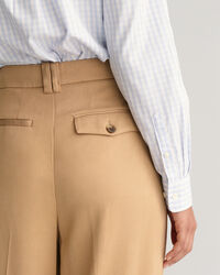 Regular fit ginghamvävd poplinskjorta