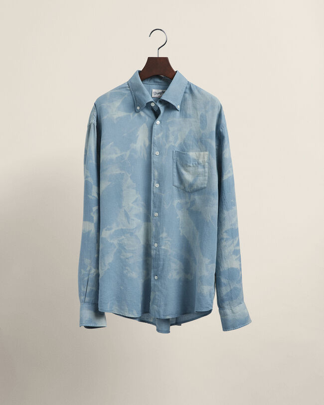 Wrangler x GANT relaxed fit blekt skjorta