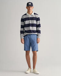Relaxed fit linneshorts med dragsko