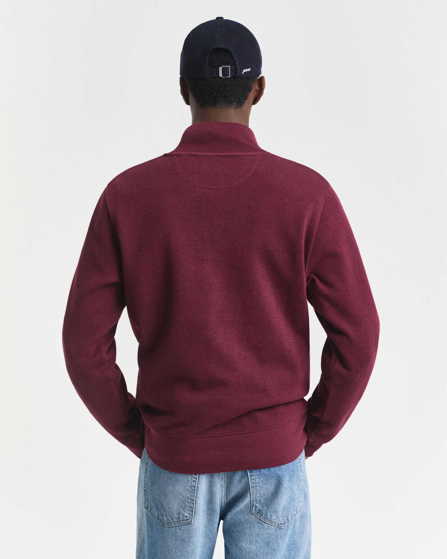 Sacker Rib sweatshirt med half-zip
