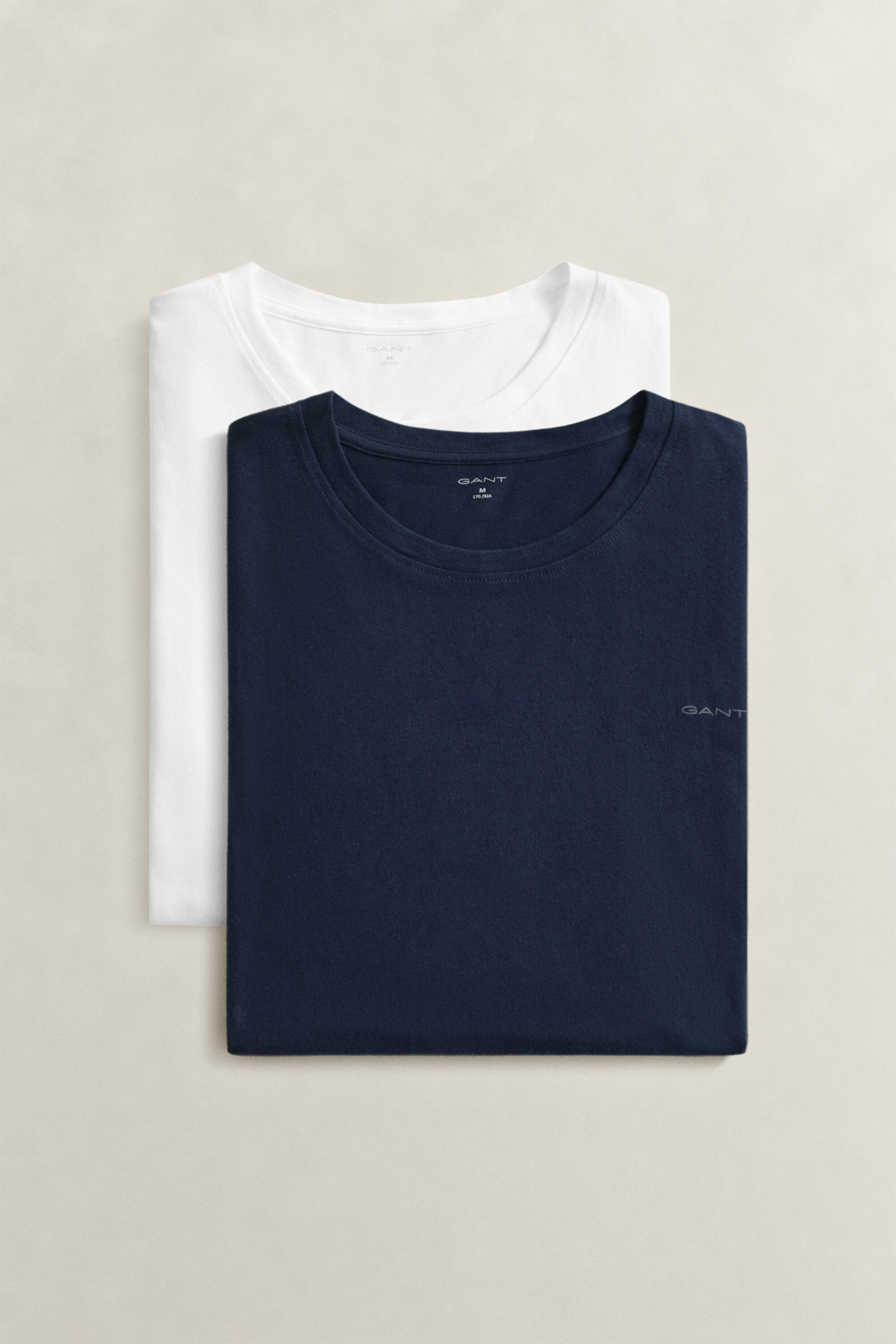 Tvåpack rundhalsade T-shirtar