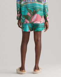 Scenery Print shorts med dragsko