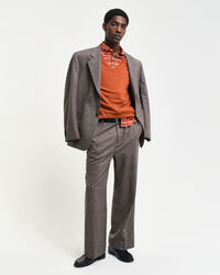 V-ringad tröja i extra fin merinoull