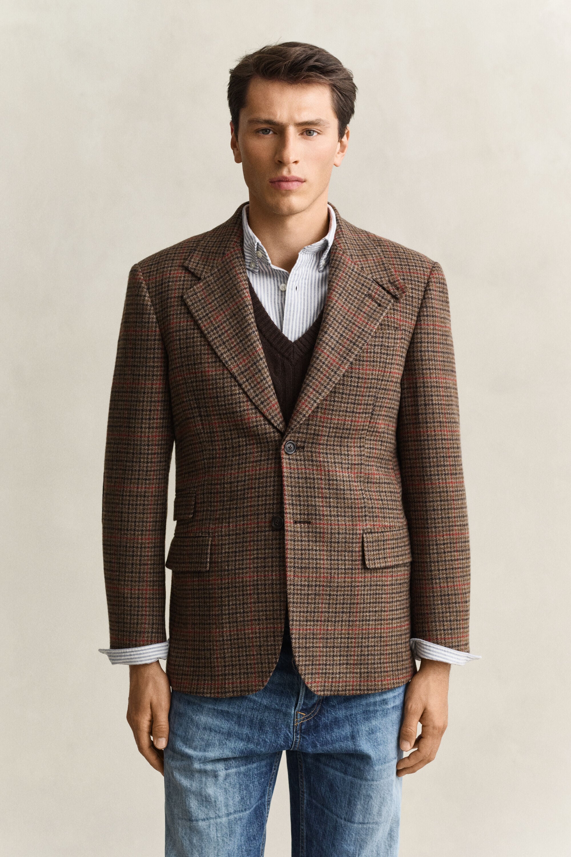 Sportjacka i brittisk tweed