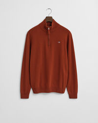 Tröja i superfin lammull med half-zip