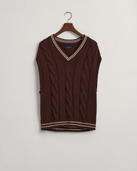 Kabelstickad slipover