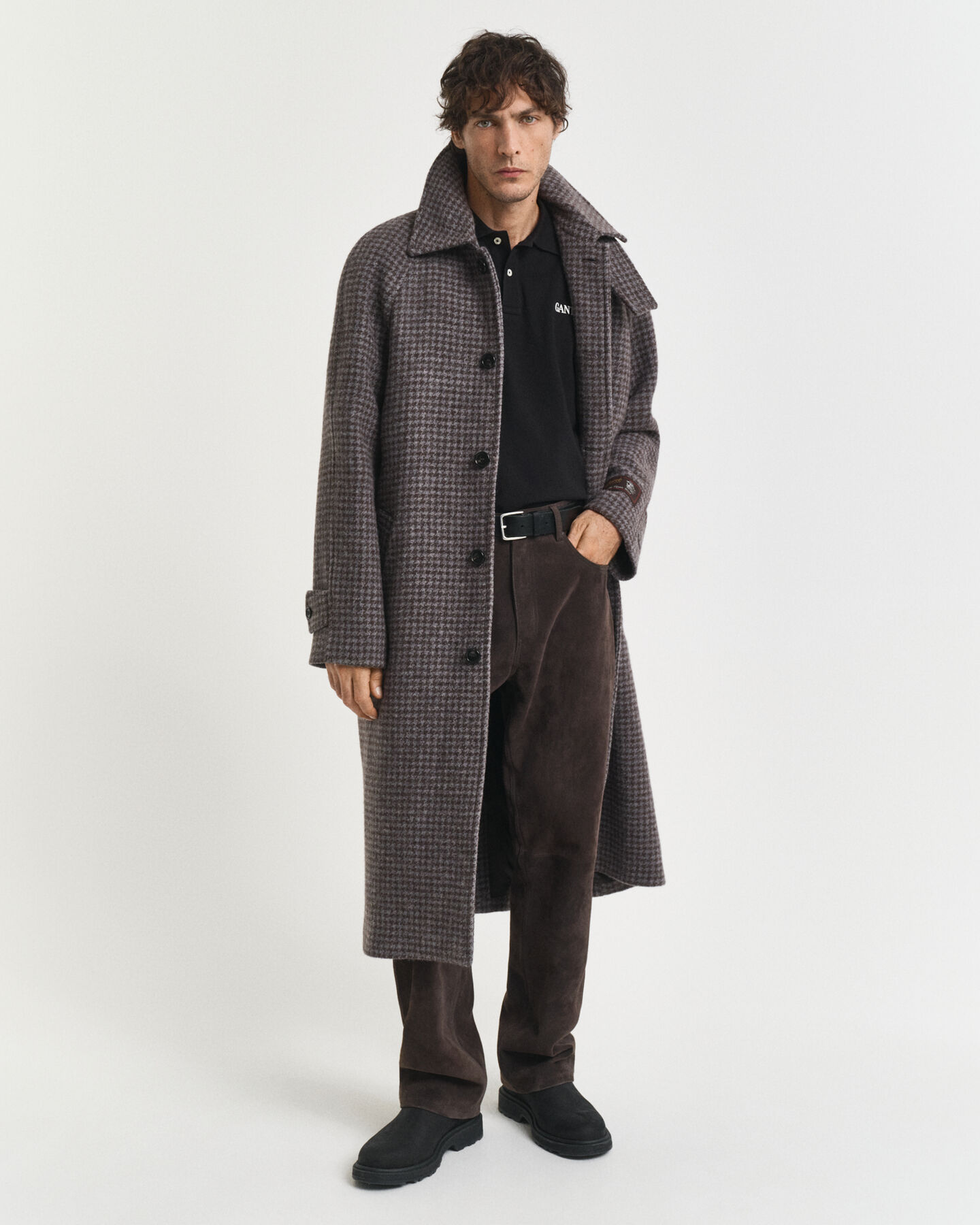 Pikétröja med GANT-logotyp