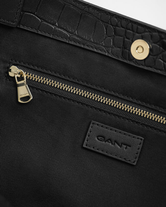 Toteväska i krokodilmönster