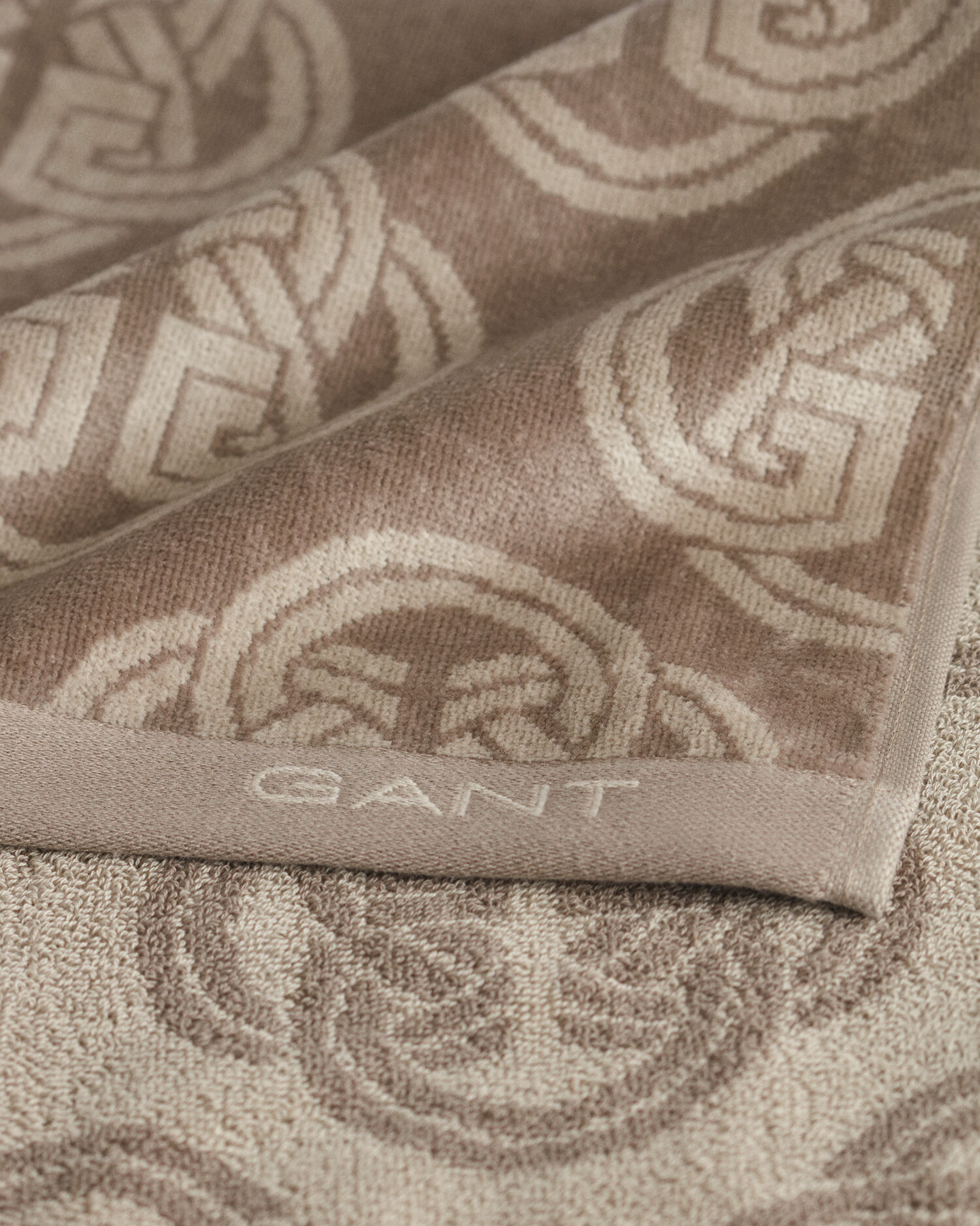 Monogram handduk 50 x 70