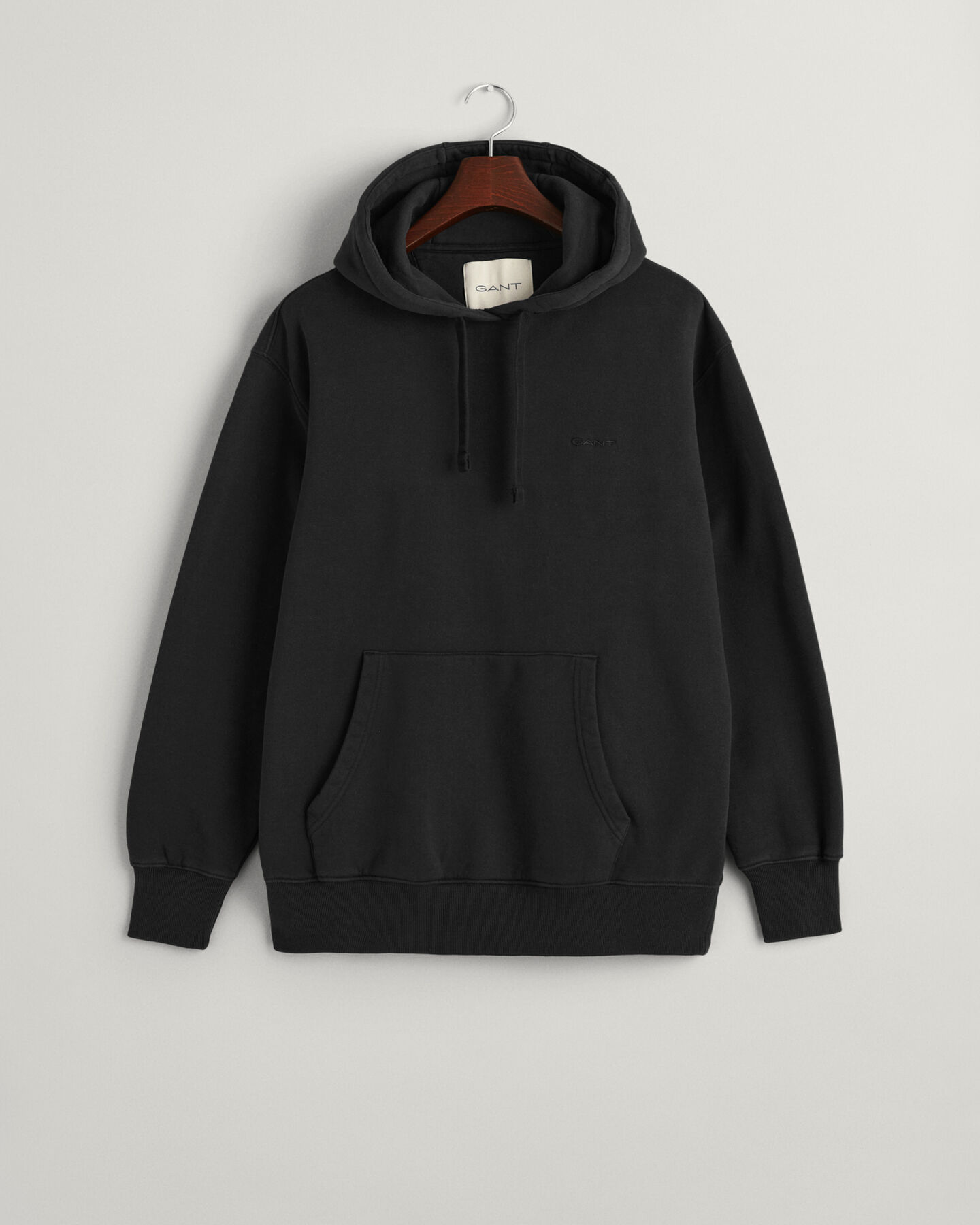Hoodie med GANT-logotyp