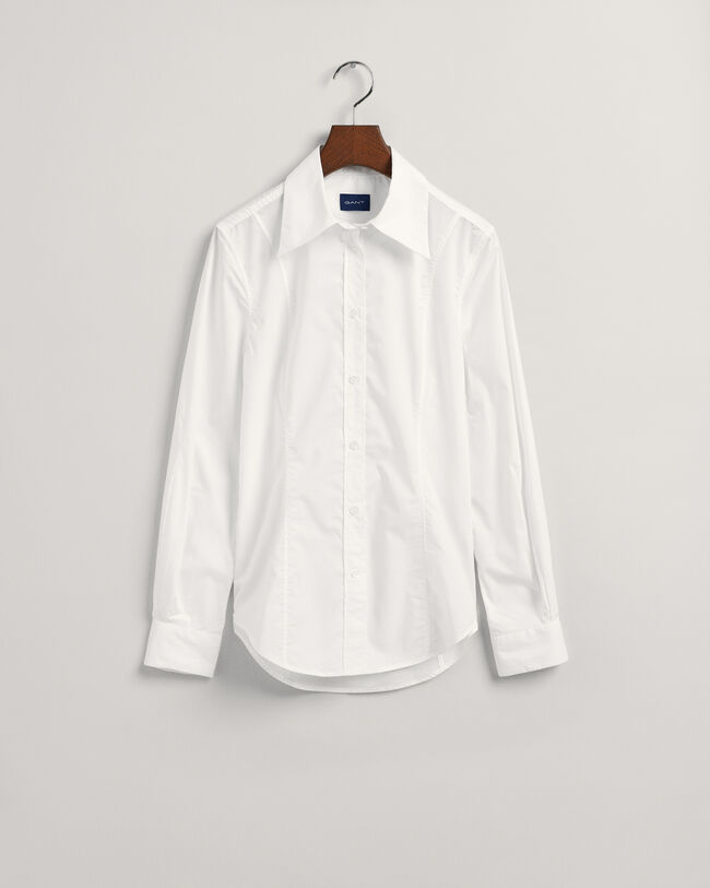 Regular fit skjorta med insnitt