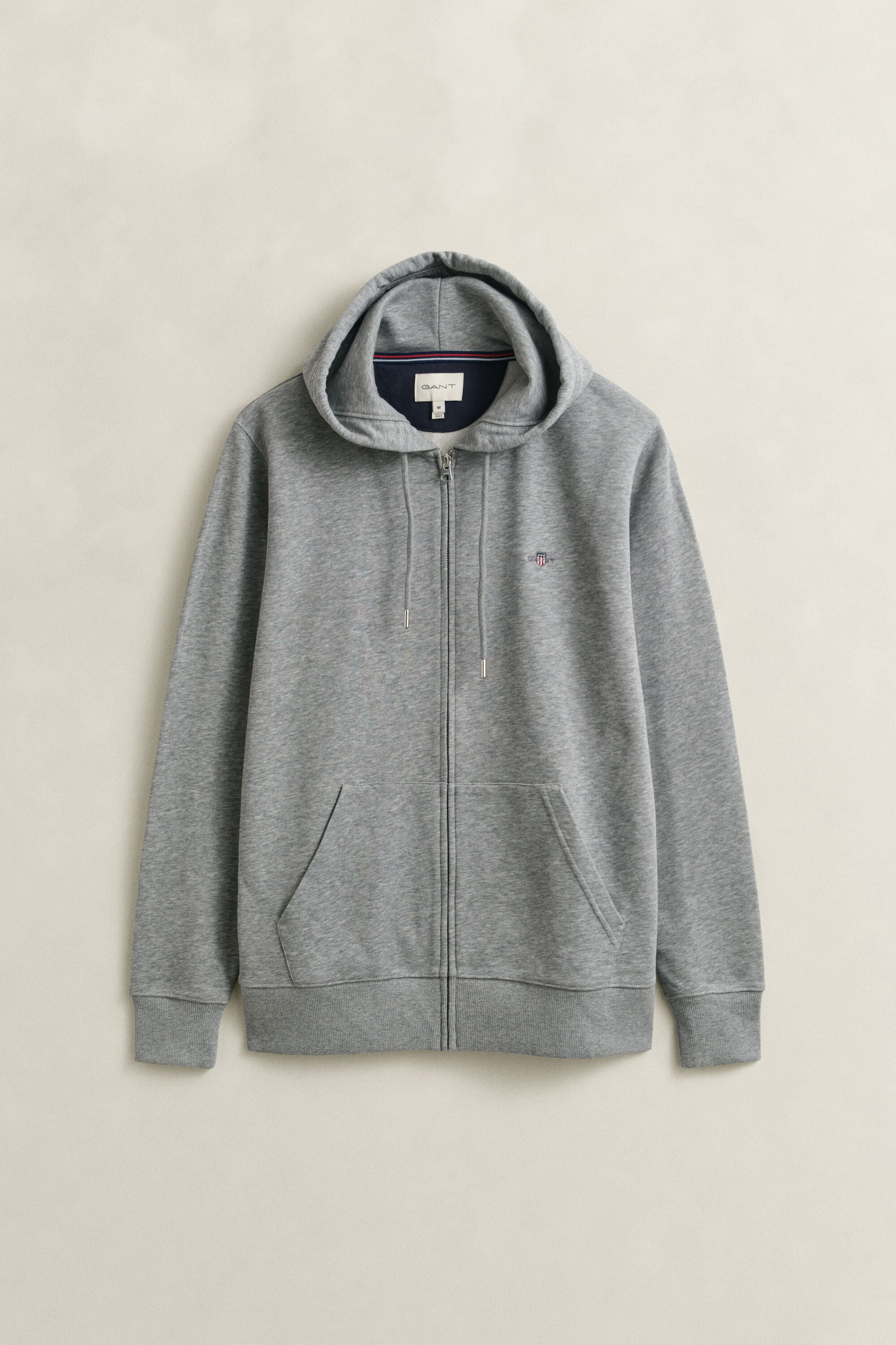 Shield hoodie med dragkedja