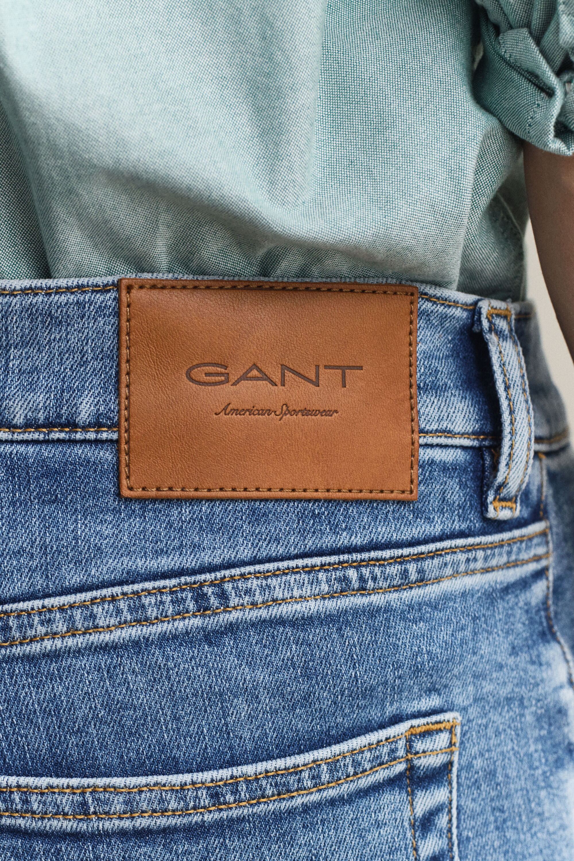 Slim fit jeans i stilren tvätt