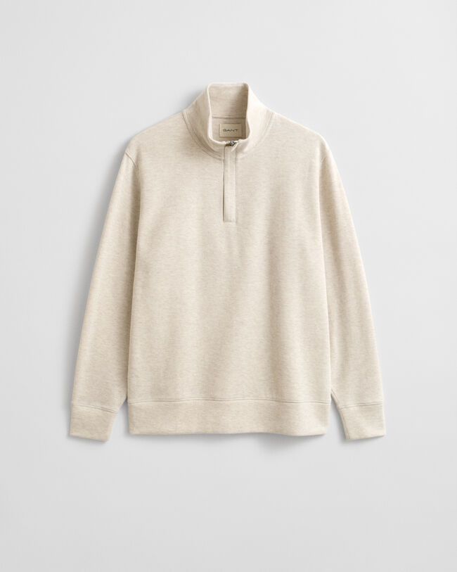 Sacker Rib sweatshirt med half-zip