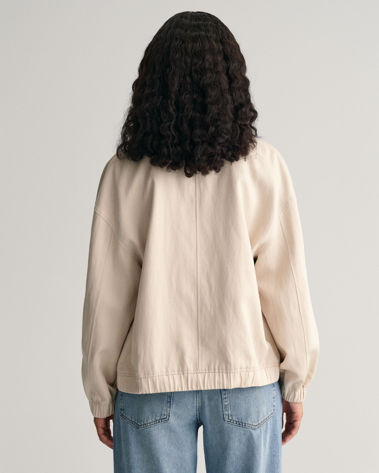 Bomberjacka i linneblandning