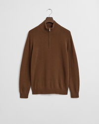 Kashmirtröja med half-zip