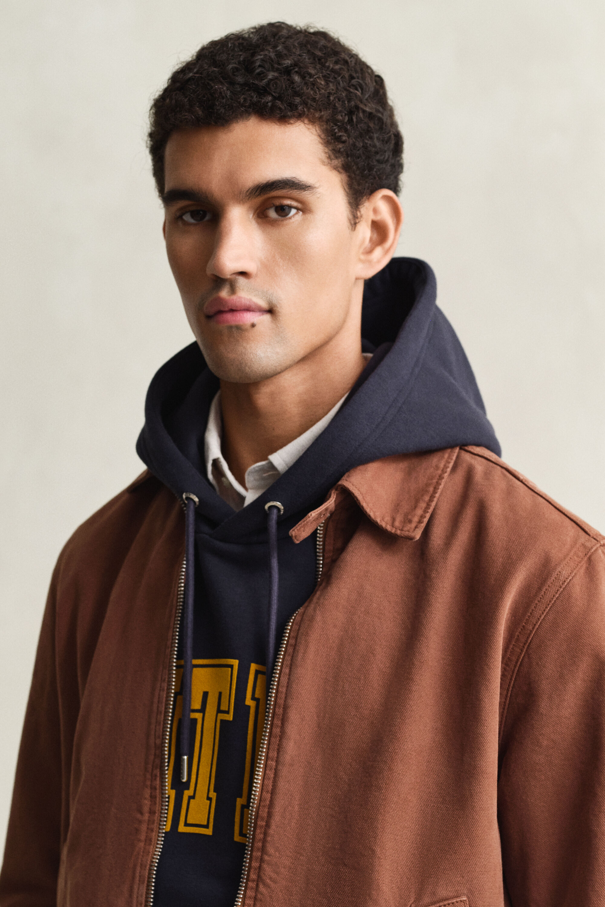 Jacka i bomullskanvas