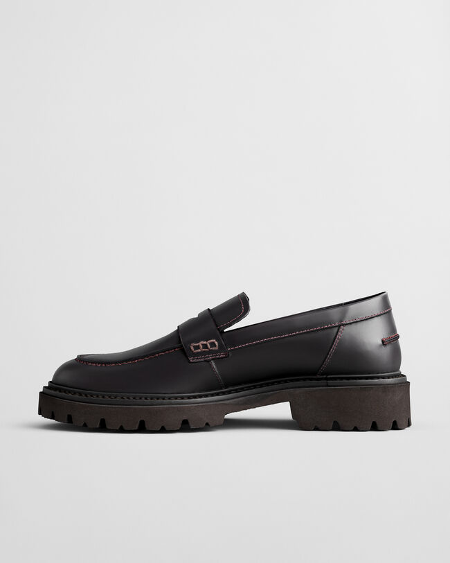 Ivyhill loafers i läder