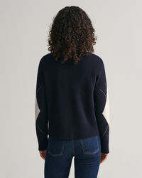 Superfin argylemönstrad crew neck tröja