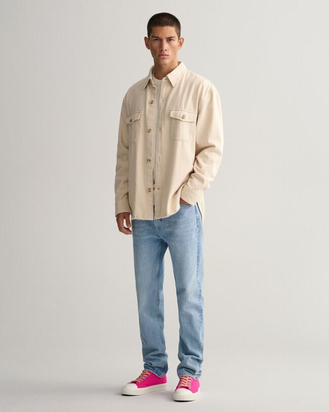 Crew neck tr&ouml;ja i supimabomull