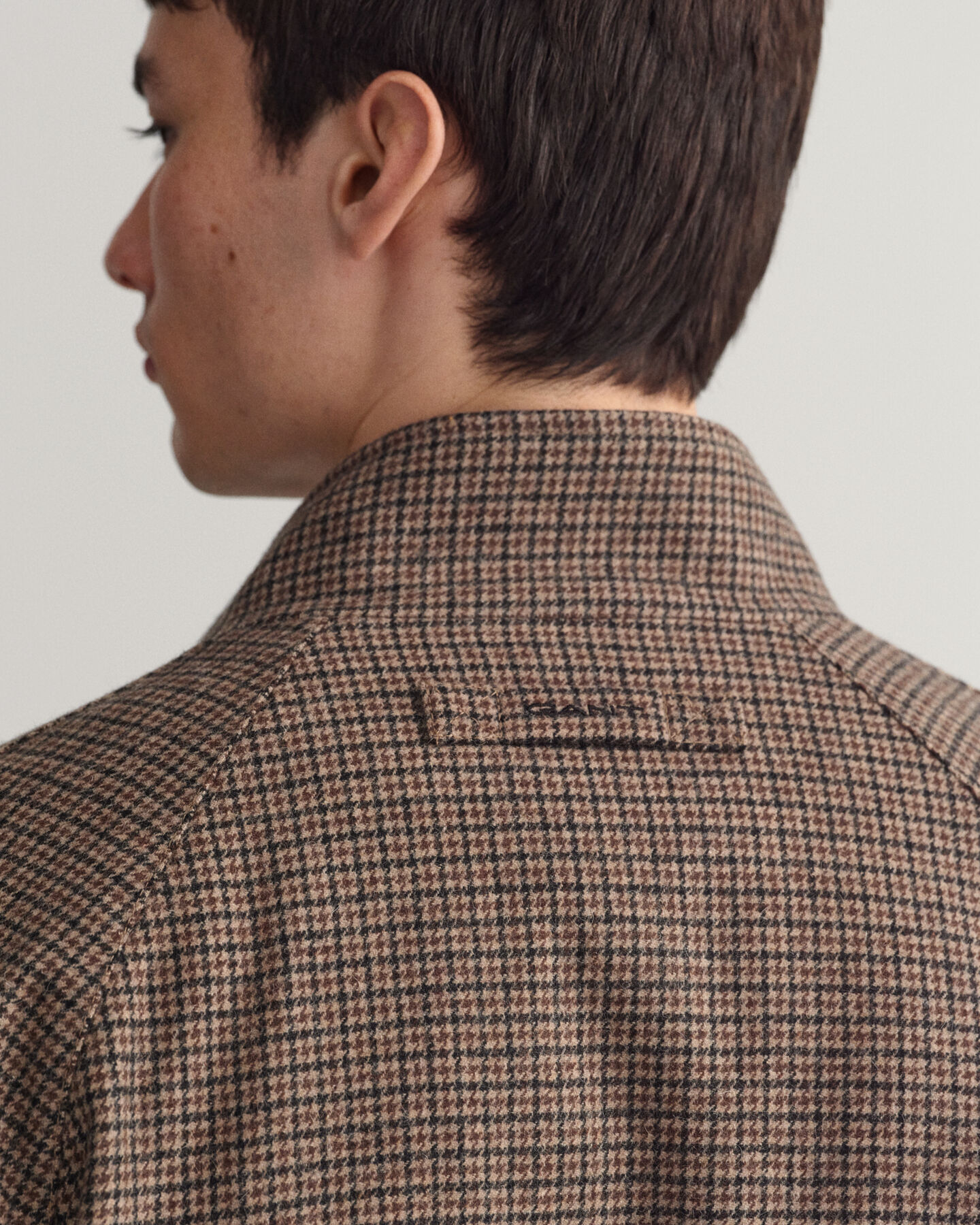 Harrington rutig yllejacka