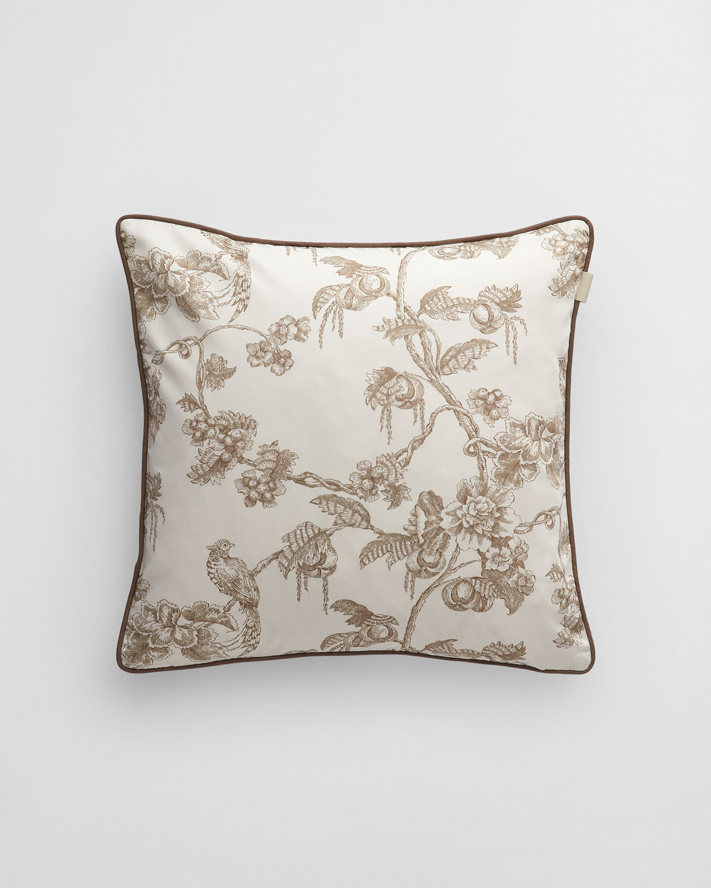 Trädmönstrat kuddfodral i satin