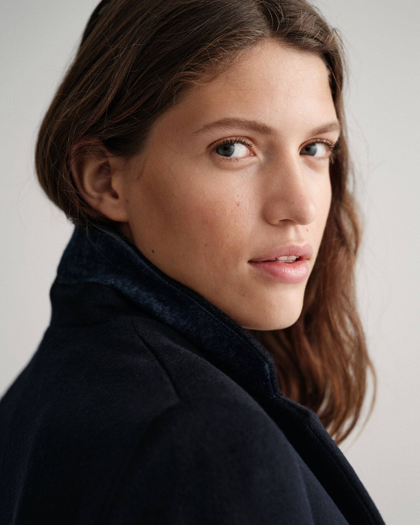 Figursydd kappa i ullblandning