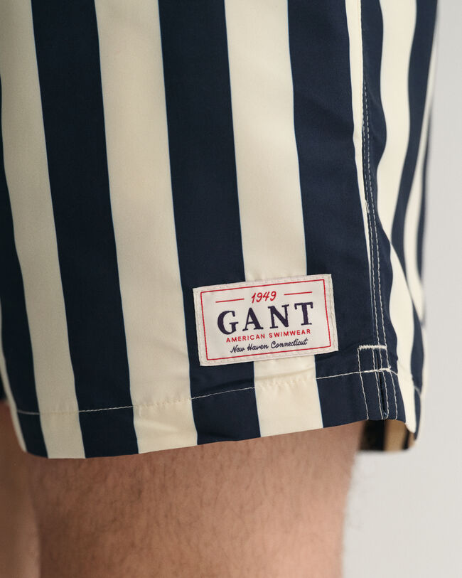 Classic fit bredrandiga badshorts