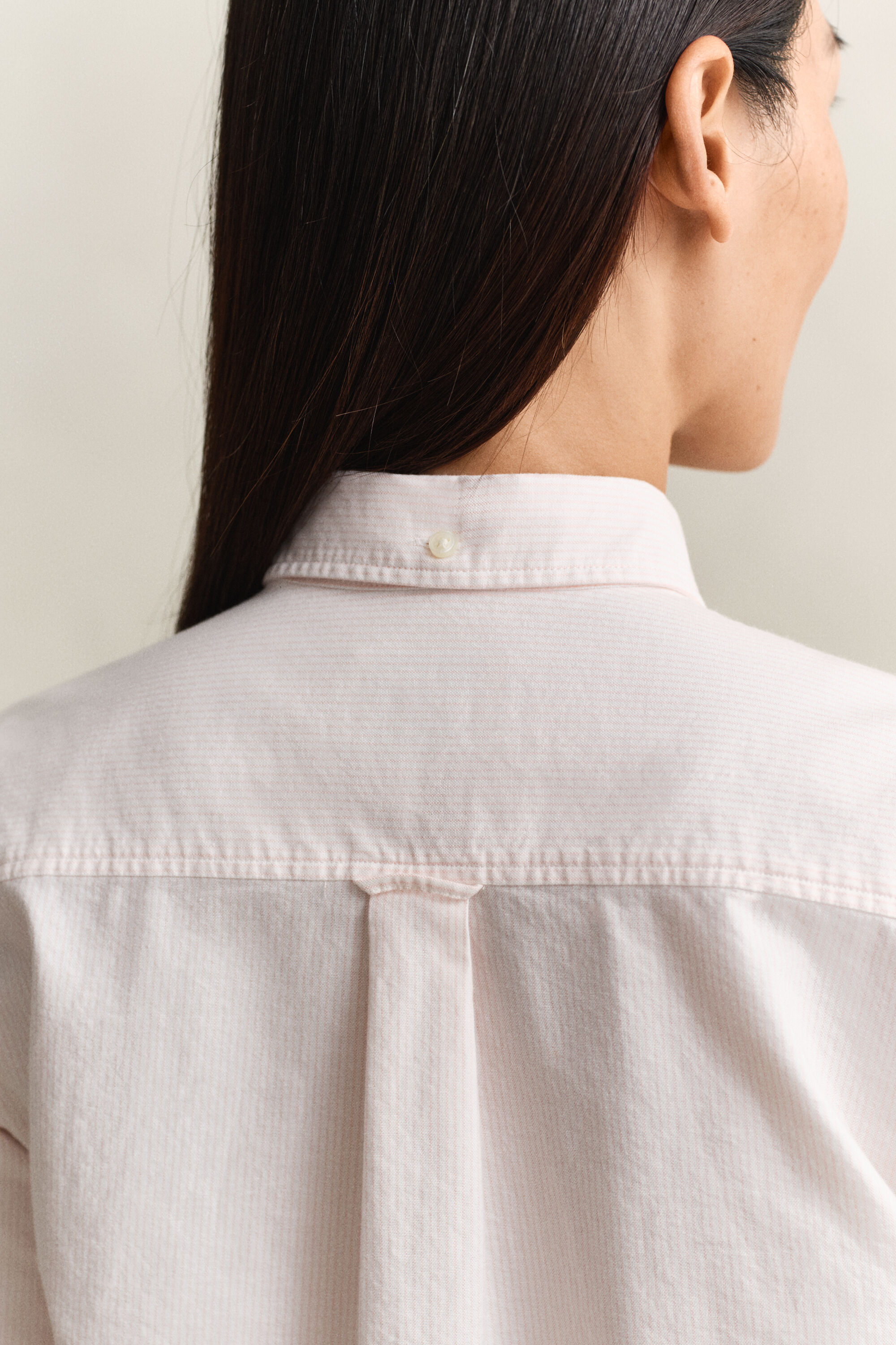 Regular fit klassisk rutig oxfordskjorta