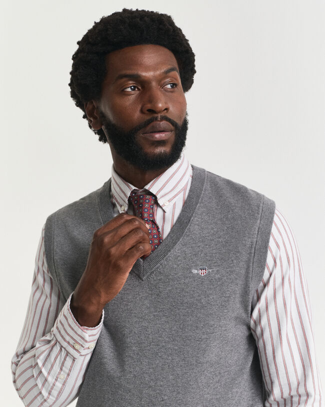 Klassisk bomullsväst