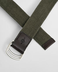 Vävt bälte med tvättad effekt