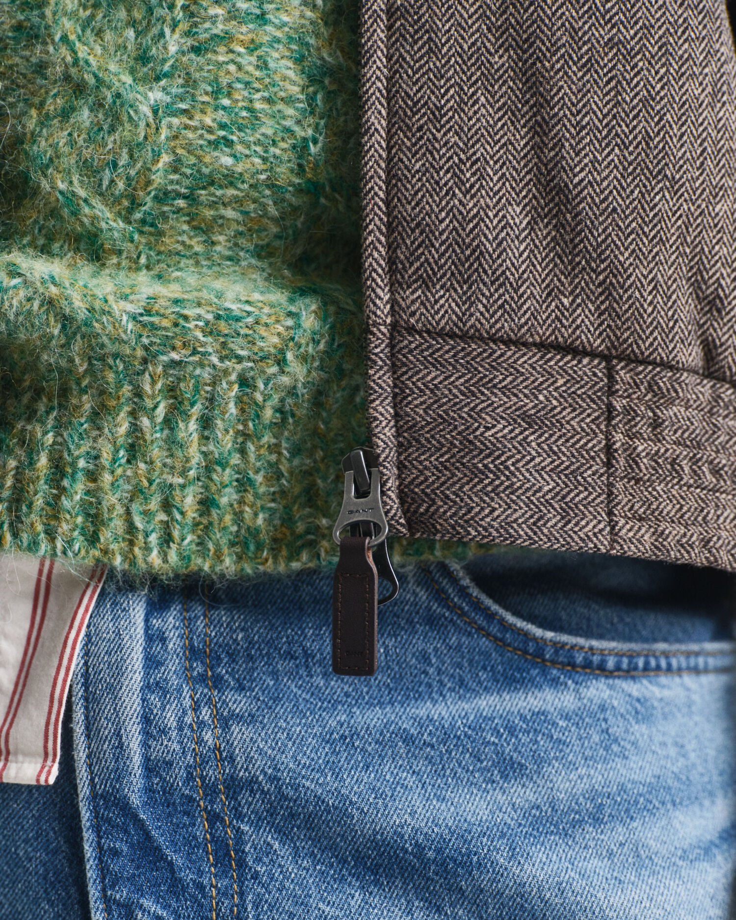 Harringtonjacka i ullblandning