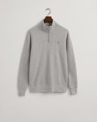 Waffle half-zip sweatshirt