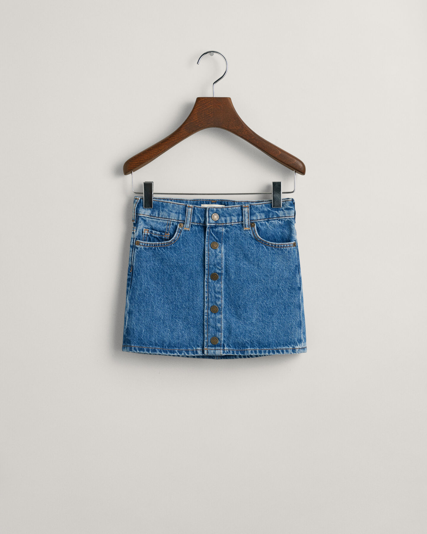 Girls minikjol i denim