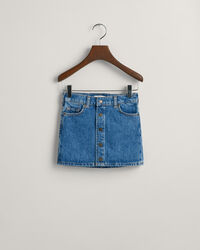 Girls minikjol i denim