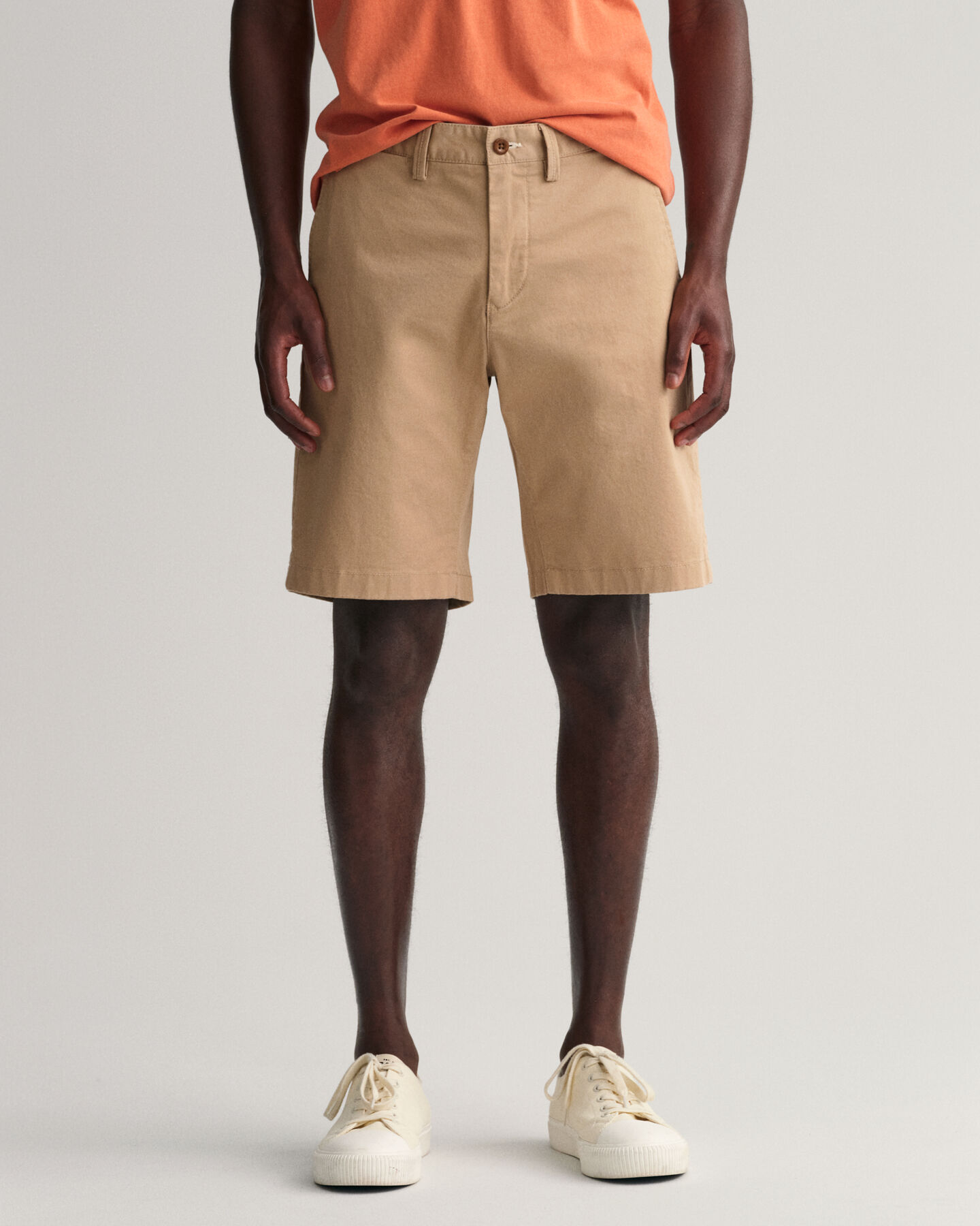 Hallden slim fit twillshorts