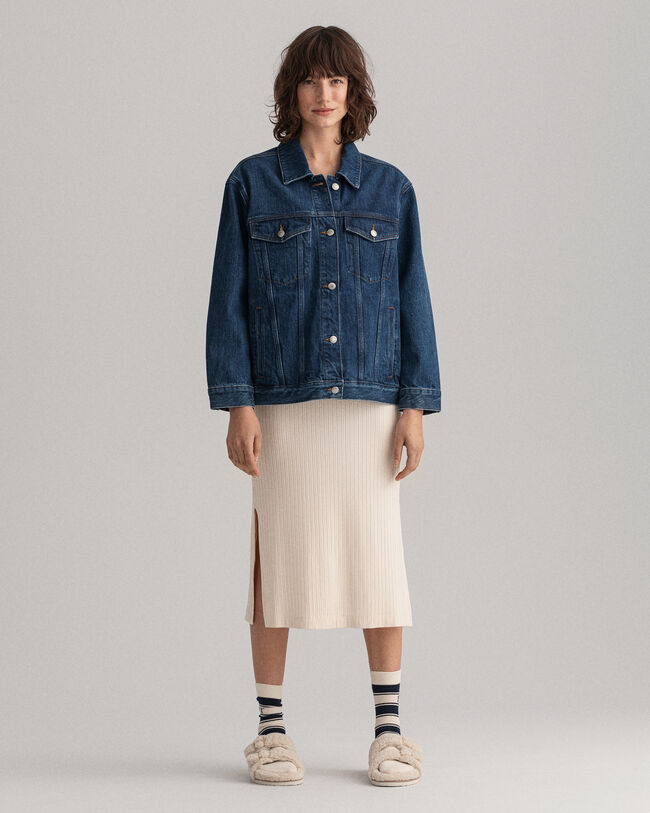 Oversized jeansjacka