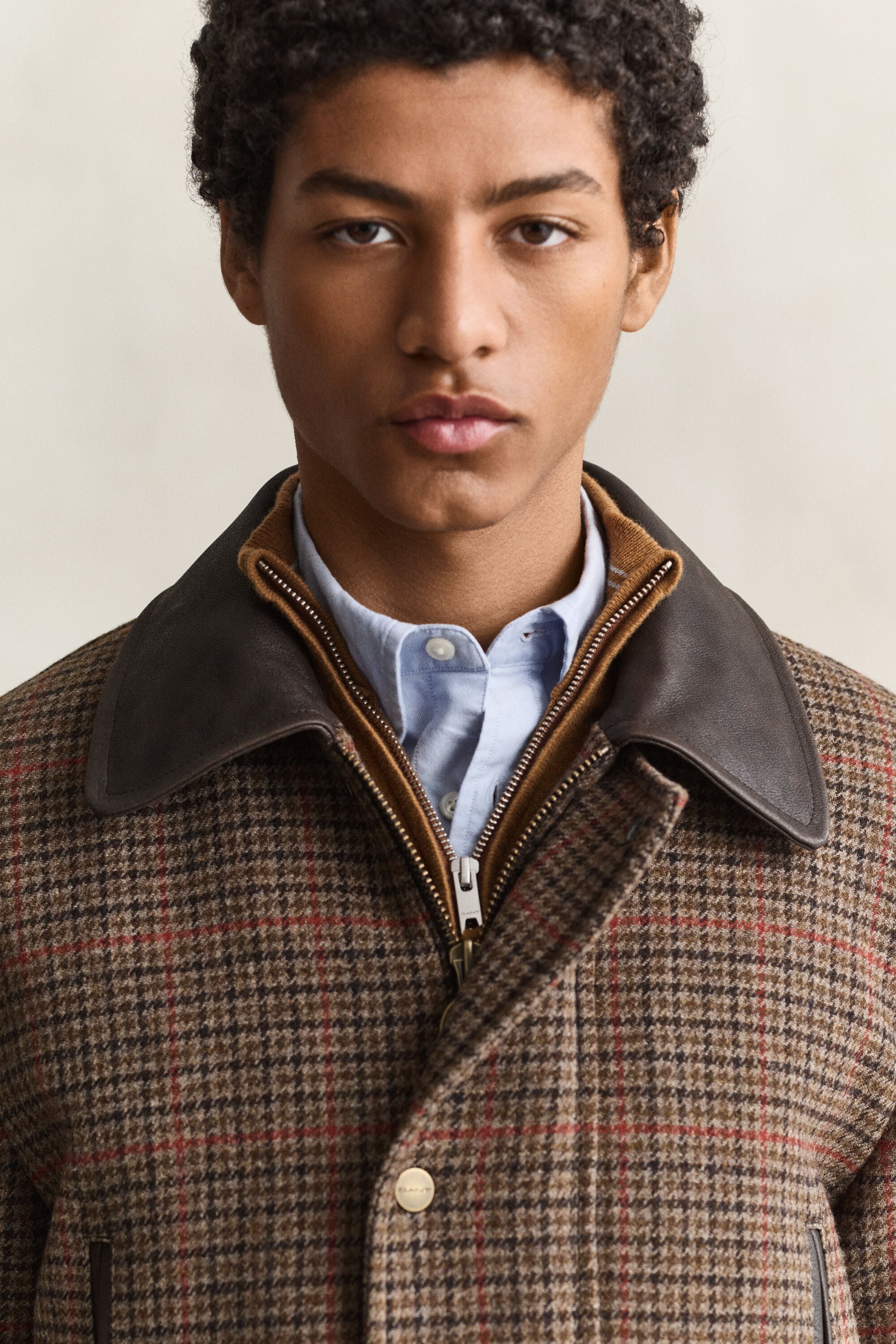 Jacka i decker-stil i brittisk tweed