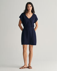 Klänning i linneblandning