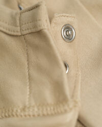 Baby hundmönstrad body och mössa