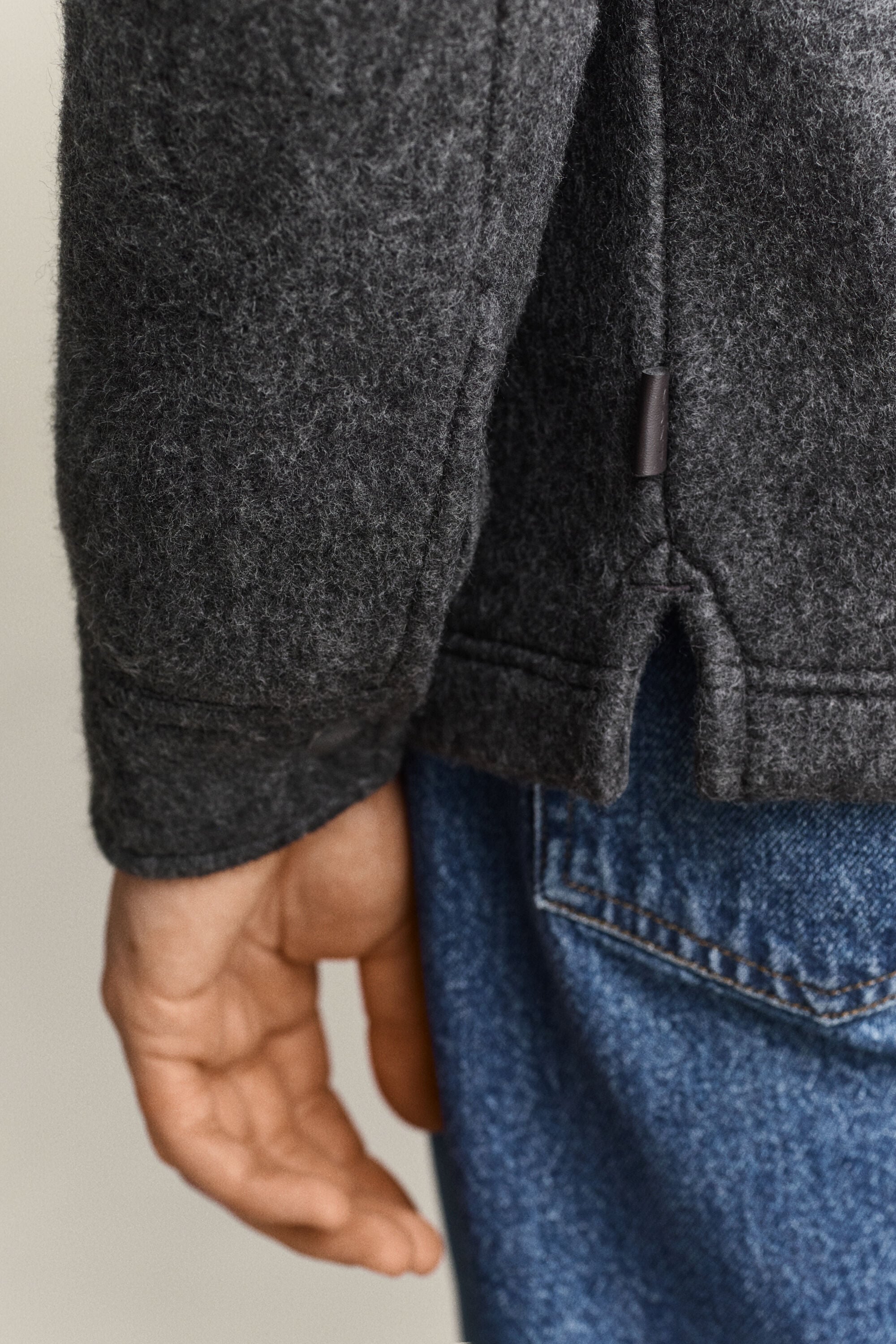 Skjortjacka i fleece