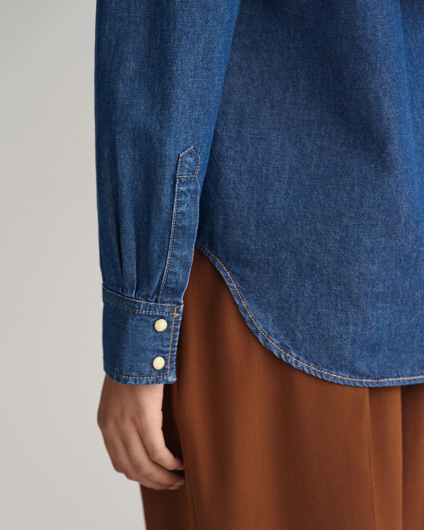 Regular fit denimskjorta