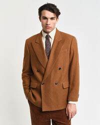 Oversized kostymkavaj i ull