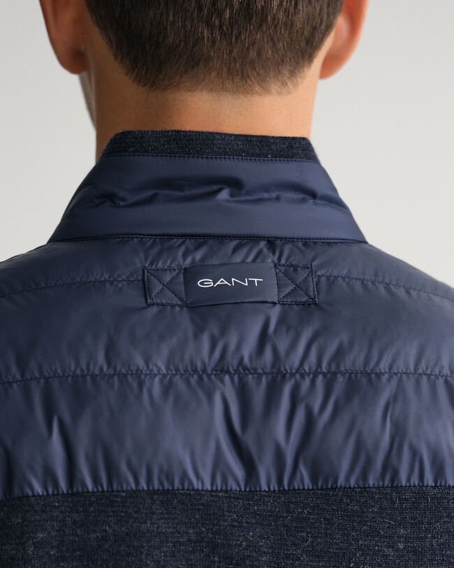 Mixed Media lätt vadderad jacka